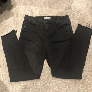 Madewell 10” Hi rise skinny jeans